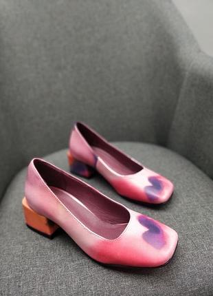 Дизайнерские туфли из эксклюзивной мягенькой кожи велюр 36-41