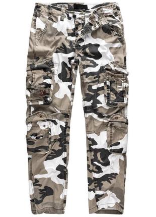 Штани карго чоловічі камуфляжні surplus airborne slimmy trousers urban