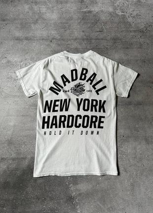 Винтажная футболка мерч vintage 00s madball «hold it down’ hardcore band t-shirt