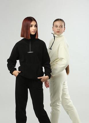 Теплый флисовый костюм
