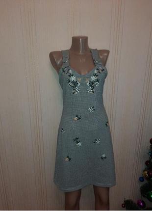 Сарафан с вышивкой