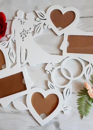 Фоторамка "свадебные мотивы" 68х63 см