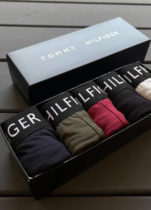 Чоловічі боксери набір у подарунковій коробці 5 штук tommy hilfiger