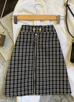 Спідниця в клітку shein