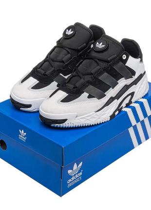 Кроссовки adidas niteball black-white