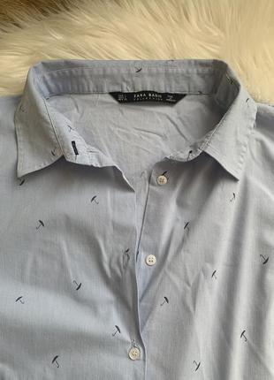 Базовая рубашка от zara, s-m, новая, кофта, блузка2 фото