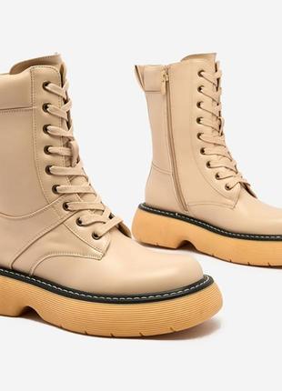 Зимние ботинки в стиле bottega Cab veneta.