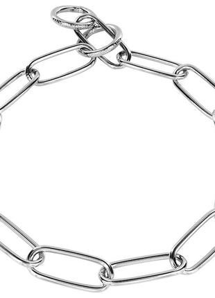 Нашийник для собак sprenger collar extra long link 4 мм 76 см сріблястий (4022853078124)