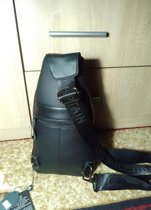 Сумка-рюкзак bullcaptain из натуральной кожи с usb портом для зарядки3 фото