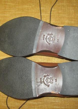 Кожаные туфли оксфорды paul kehl мужские броги итальялия4 фото