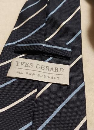 Высококачественный стильный галстук швейцарского бренда yves gerard7 фото