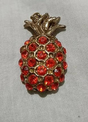 Подвеска ананас с кристалами