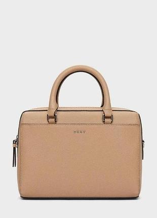 Сумка кожаная dkny pebbled leather satchel r92dhd40 сатчел оригинал