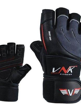 Перчатки для фитнеса vnk sgrip l черно-серый (07349003)