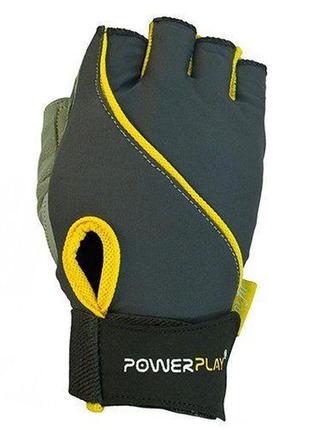 Перчатки для фитнеса и тяжелой атлетики женские 1725 xs желтый (07228001)