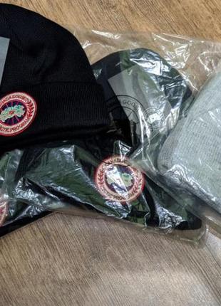 Зимові шапки на флісі canada goose