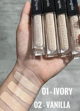 Консилер для обличчя velvet matt
concealer вiд bogenia