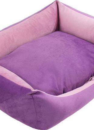 Лежак lucky pet ліра-new №1 40х50х16 ​​см бузковий+рожевий (4820268555021)