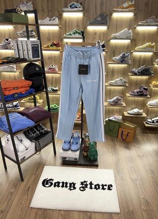 Штани palm angels blue pants1 фото