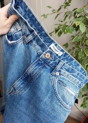Прямі джинси широкі класичні висока посадка прямые джинсы широкие классические высокая посадка2 фото