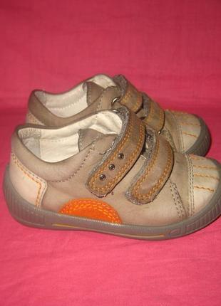 Кожаные туфли кроссовки superfit - 21 размер