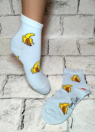 Шкарпетки дитячі принт банан, 10-12 років