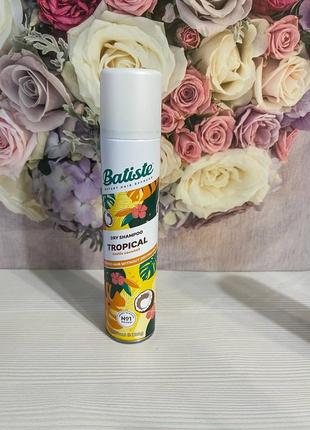 Сухой шампунь для волос batiste тропикал