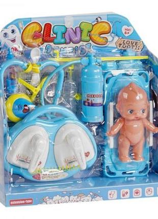 Ігровий набір лікаря "clinic", блакитний