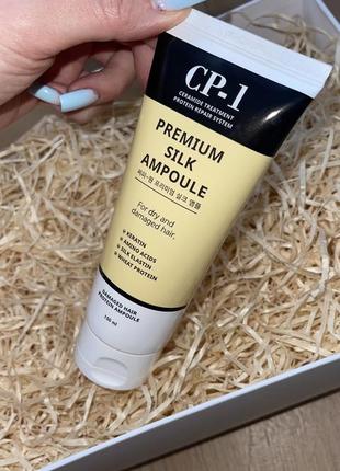 Відновлююча маска для волосся cp-1 premium silk ampoule1 фото