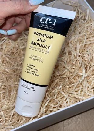 Відновлююча маска для волосся cp-1 premium silk ampoule3 фото