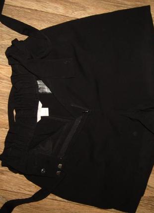 Черные шорты м высокая посадка h&amp;m4 фото