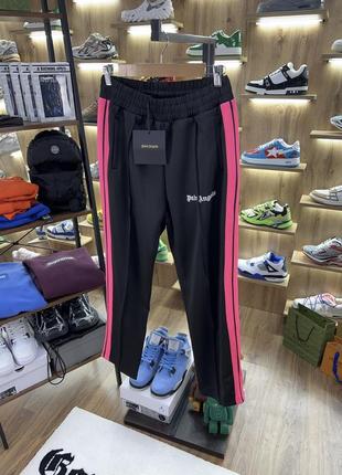 Штани palm angels track black pink pants2 фото