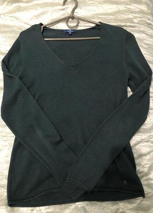 Кофточка tom tailor пуловер цвета темного хаки3 фото