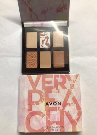 Тени для глаз 6 оттенков avon