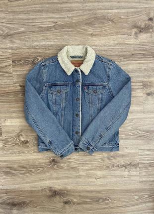 Джинсовка, шерпа levis sherpa