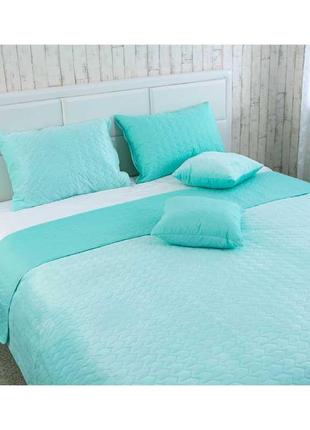 Двустороннее декоративное покрывало “velour” tiffany 180х220 см3 фото