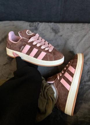 Кроссовки campus brown/pink