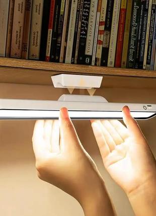 Акумуляторна лампа світлодіодна з магнітним кріпленням. портативний світильник, нічник з пультом