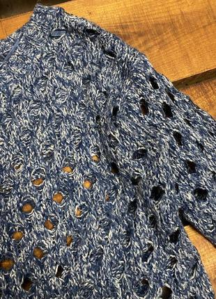Женская кофта (свитер) atmosphere (атмосфера лрр идеал оригинал сине-белая)5 фото