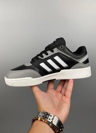 Adidas drop step black grey3 фото