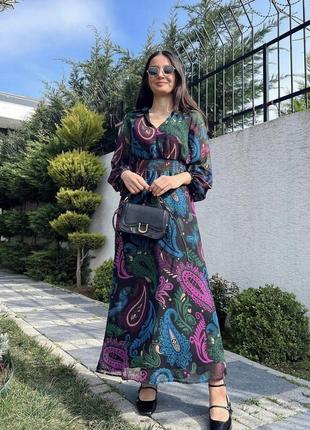 Довга шифонова сукня zara оригінал, нова.