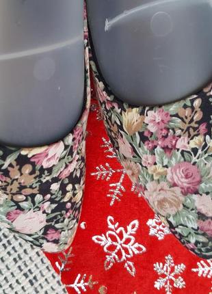 Новенькие красочные босоножки туфли в цветочный принт tamaris6 фото