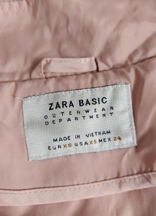 Zara basic нежно розовый бомбер4 фото