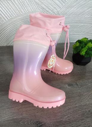 Резиновые сапоги для девочки, резиновые сапоги tom.m