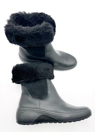 Оригинальные женские зимние ботинки ecco2 фото
