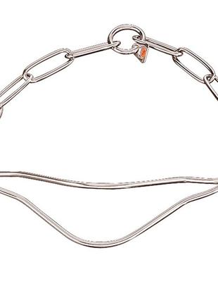 Выставочный ошейник для собак sprenger show collar standard 3 мм 56 см серебристый (4022853076922)