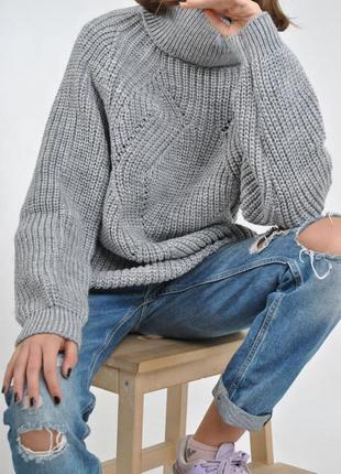Женский свитер, удлиненный5 фото