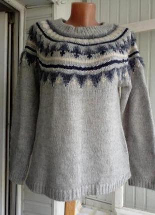 Толстый мягкий альпака свитер джемпер2 фото