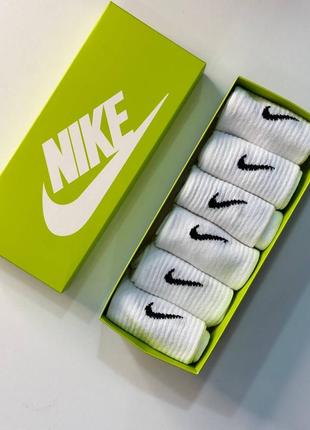 Носки nike в коробке 6 штук2 фото