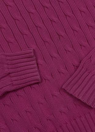 Оригінальний бавовняний светр в коси polo ralph lauren sport cable knit6 фото